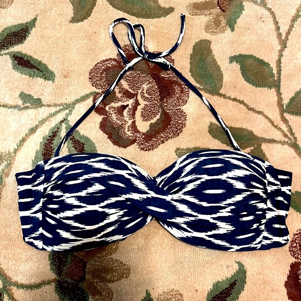 Anthropologie Robin Piccone navy bikini top